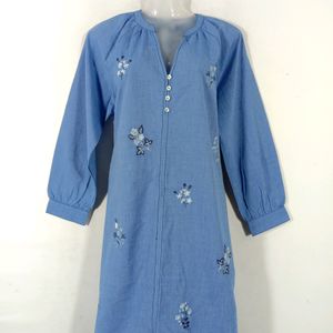 Blue Casual Kurta (Women's)