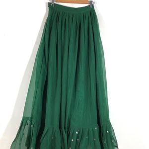 Dark Green Lehenga Choli Set (Women’s)