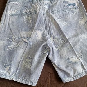 Men's Printed Grey Shorts