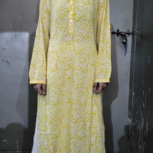 Yellow Long Sleeves Kurta....😉👍✨