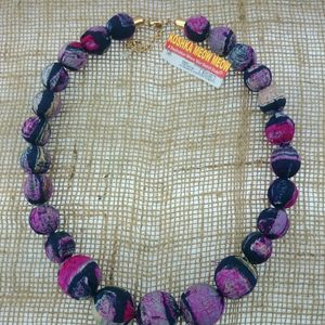 Beautiful Handmade Fabric Necklace