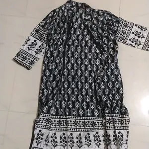 Beauty Cotton Kurta Over Coat