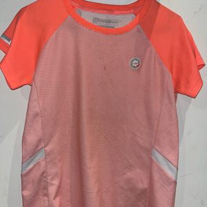 Orange Sports T-shirt