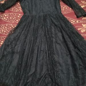 Black Flared Frock