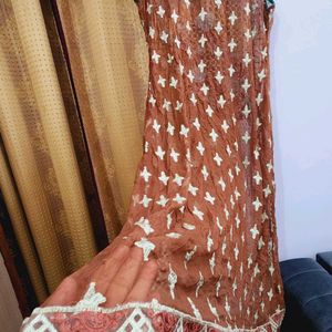 Pakistani Anarkali Simi Stitched Dress