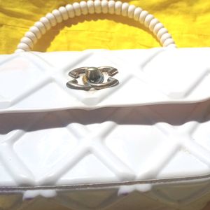 White Hand Bag