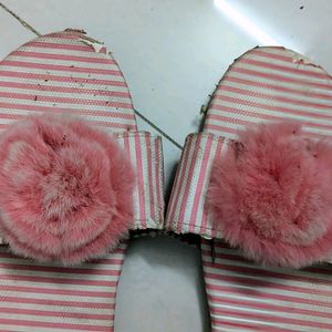 Pink Casual Flats