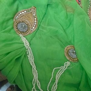 Ready To Wear Saree With Attached Broach