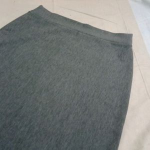 grey Pencil Skirt