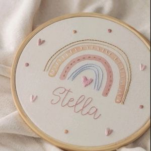 Baby Girl Name Hoop 💖