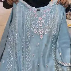 Organza Pakistani Suit Brand New