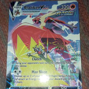 BLAZKEN V MAX CARD