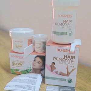 Avon Combo Herbal Hair Removal Cream&Facial Bleach