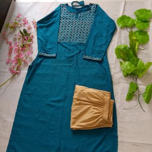 Kurti Plazo Set