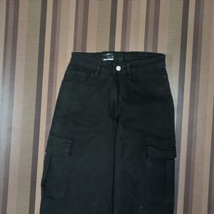 Y-19 Size 26 Cargo Straight Women Denim Jeans