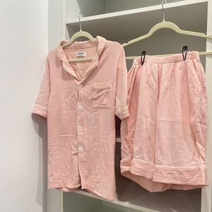 Women’s Pink Set Pyjama Co Ord