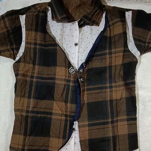 Combo Shirts With Overcoat