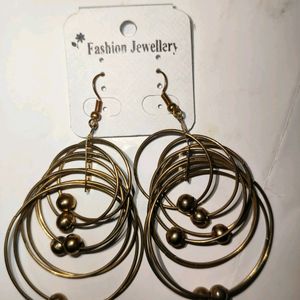 Golden Colour Earrings ..