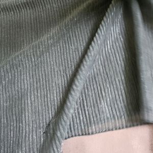 Pleated metallic Shimmer Hijab / Duppatta