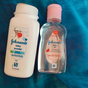 Johnson's Baby Oil And Powder