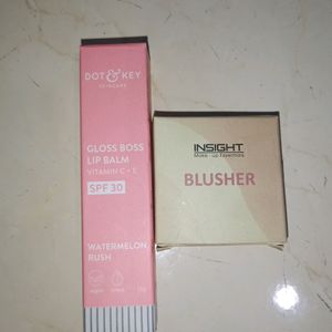 COMBO OF 2 Lip Balm And Blush.