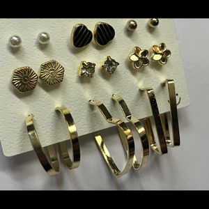 9 Pairs Earrings Set