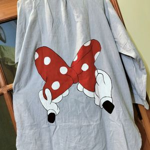 Hand-painted back design shirt