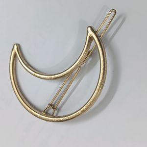 Crescent Moon Hair Clip