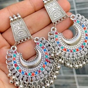 Alloy Chandbali Earrings, Earrings Set ,Jumka Se