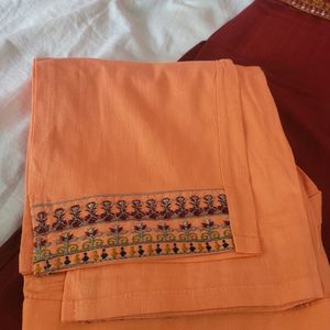 Khadi Cotton Suit With Stretchable Botton