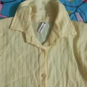 Lemon Yellow Formal Shirts