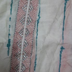 Pure Muslin Kurta Fabric With Pur Salwar Fabri