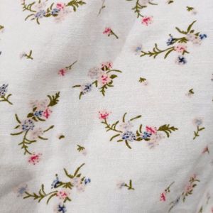 Floral Printed Cotton Top