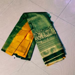 Diwali Special Elephant Design Beautiful Saree