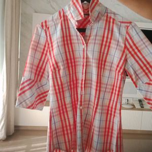 Fixed Price White And Red striped Shirt