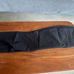 H&M Black Cotton Trousers