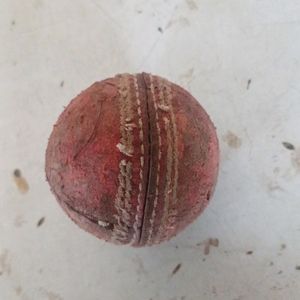 Red Leather Ball Woking Condition