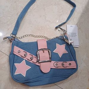 Blue Denim Purse