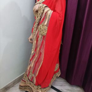 Knot Blouse Saree