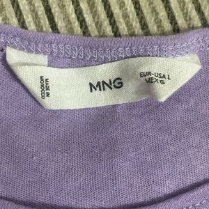 Lavender Stylish Top From Mango !!