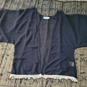 myntra black shrug