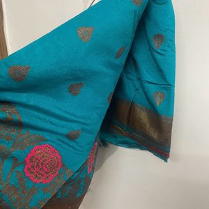 Blue Saree