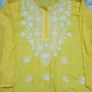 Chikankari Cotton Kurta