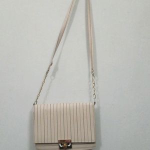 Like New Sling Bag.... Off White Color Matching Fo