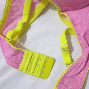 Florescent Pink Bra