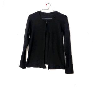 Black Open Front Jacket Shrug