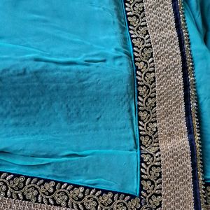 Saree Half Design With Blouse