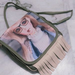 GIRLS ILLUSION SLING BAG FOR TEENAGE