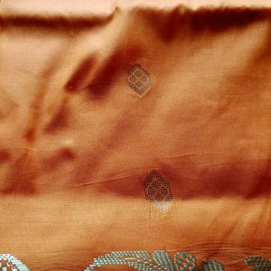 Art Silk Orange 🧡 Saree