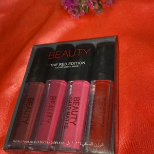 Beauty The Red edition liquid matte minis